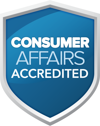 Consumer Affairs accredited logo